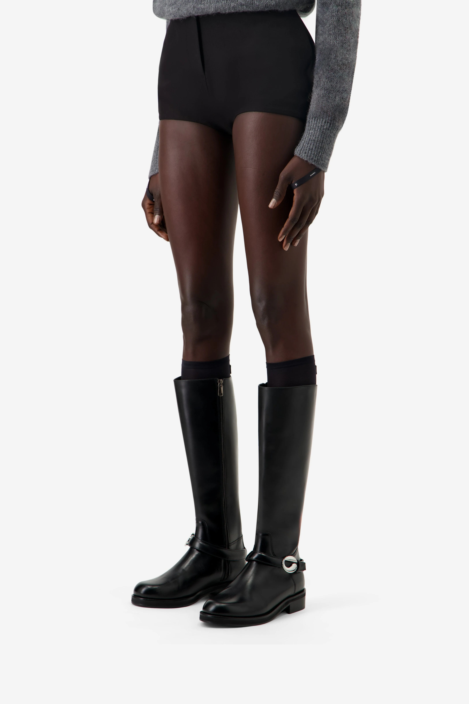 High-Tech Chrome Boots hover
