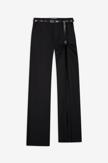 Satin Wide-Leg Pants