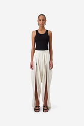 Asymmetric Wool Cape