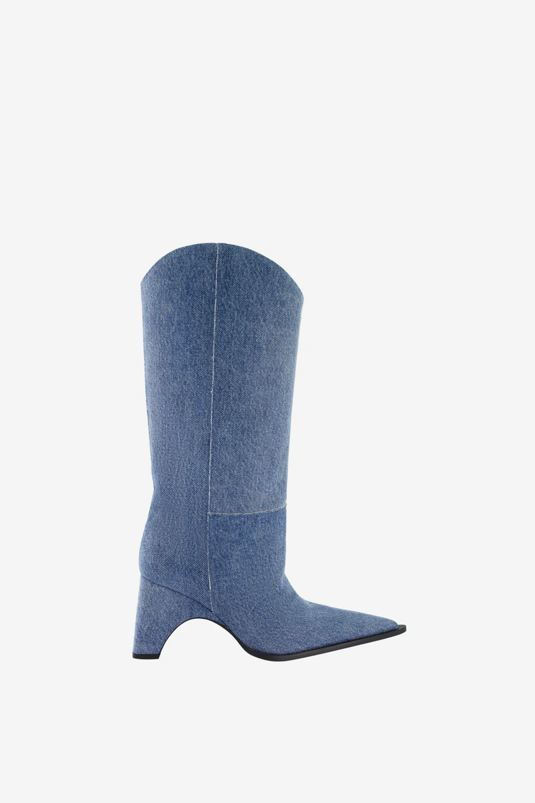 High-Knee Leather Boot