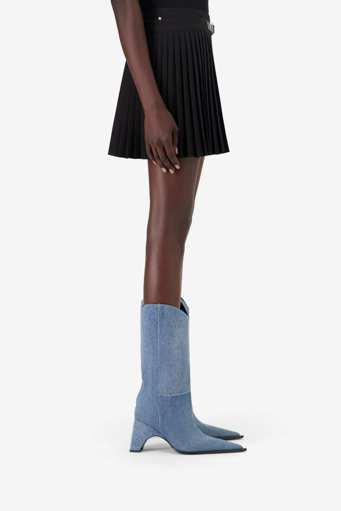High-Knee Leather Boot hover
