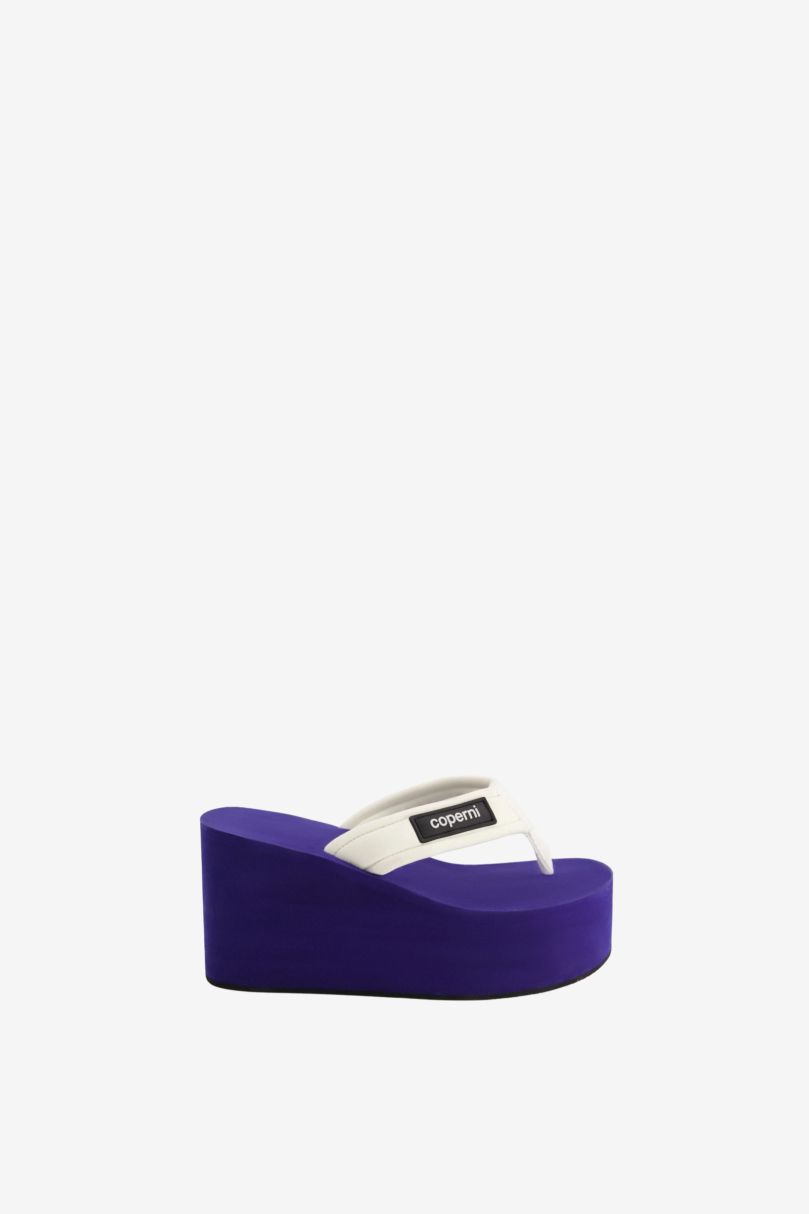 Chrome Wedge Sandal
